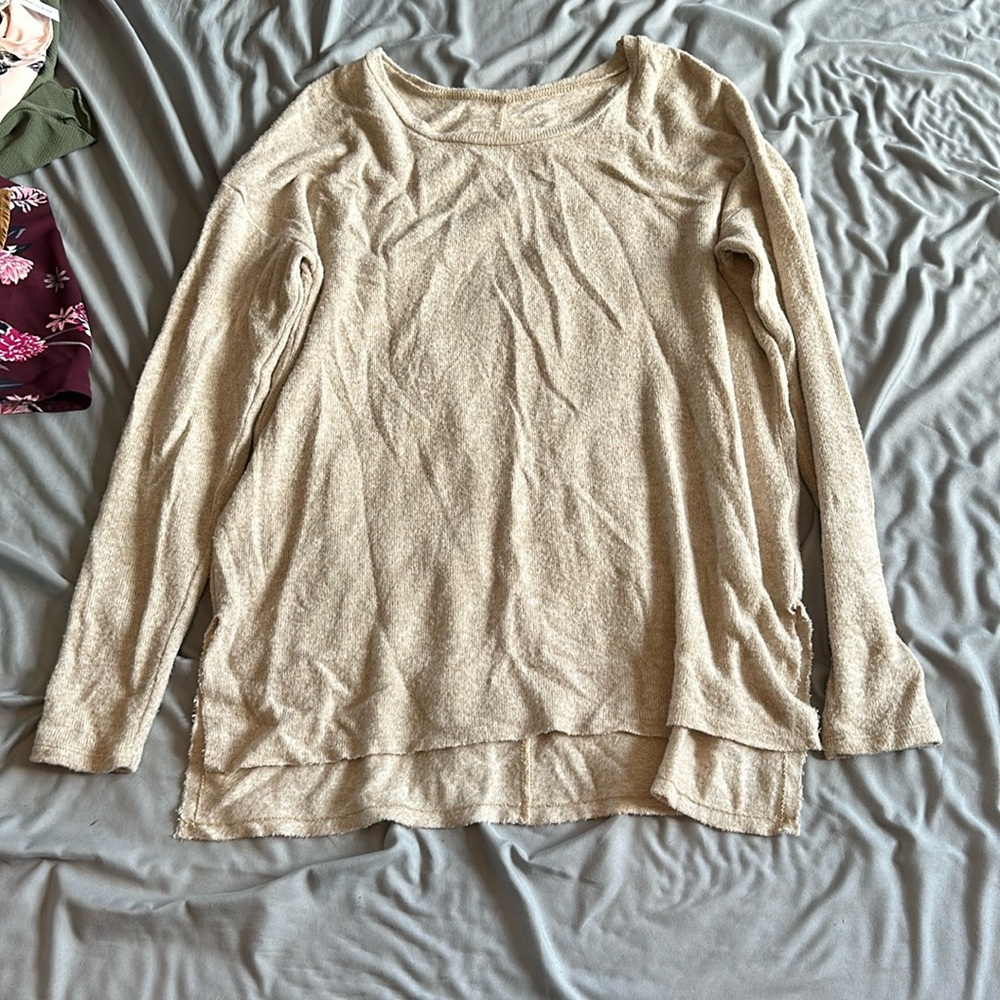 Soft plush sweater.